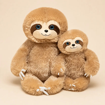 Cute Brown Sloth Stuffed Animal 35cm and 50cm Pair