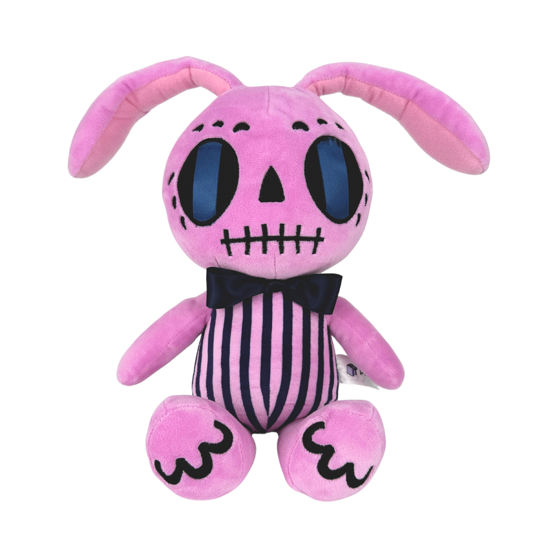 Pink Psycho Emo Bunny Plush - PlushThis