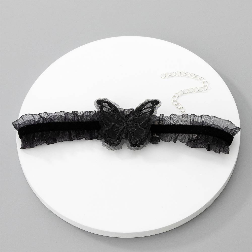 Butterfly Frill Choker Lace
