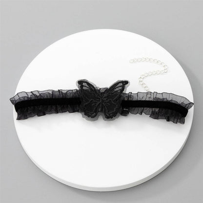 Butterfly Frill Choker Lace