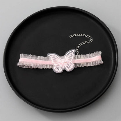 Butterfly Frill Choker Lace