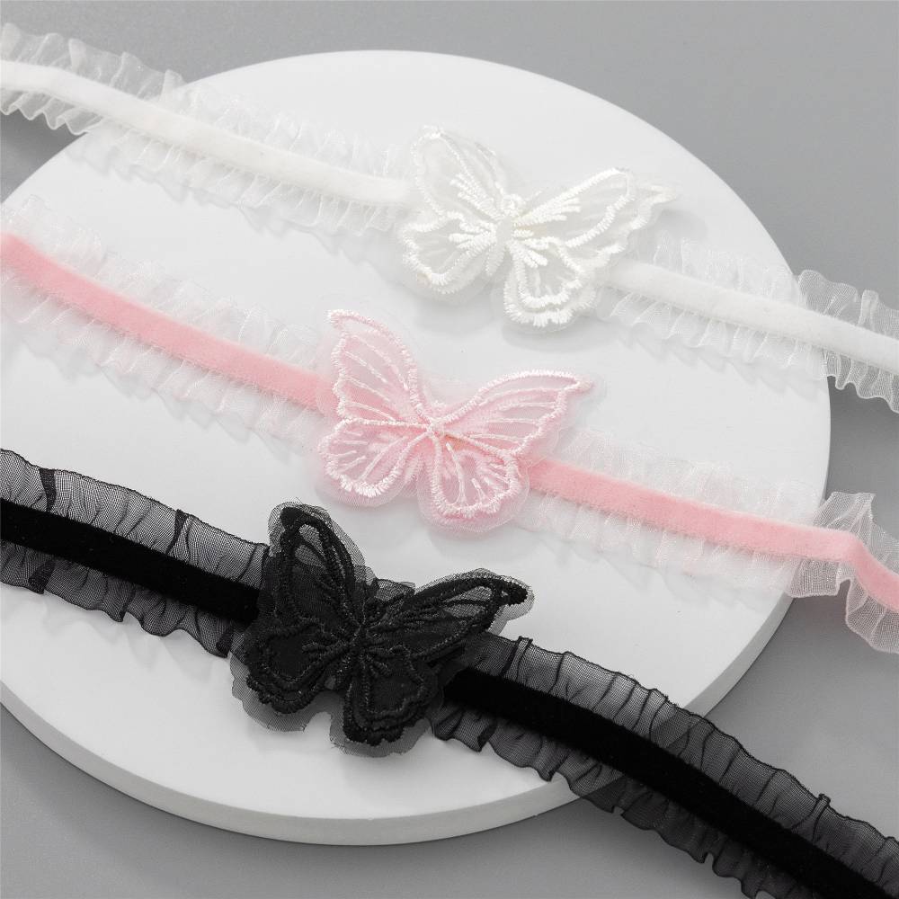 Butterfly Frill Choker Lace