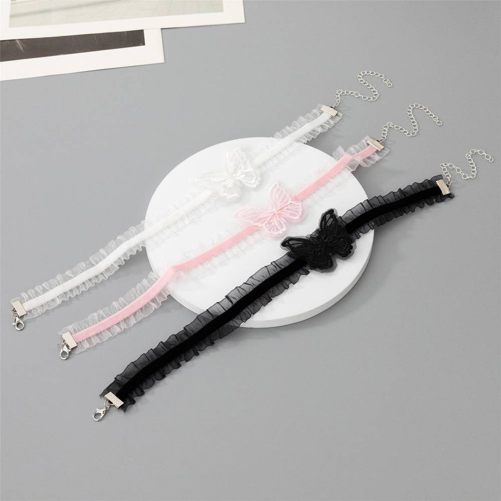 Butterfly Frill Choker Lace