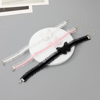Butterfly Frill Choker Lace