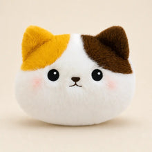 Calico Cat Plush Pillow - Front View