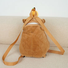 Super Cute Capybara Plush Backpack 