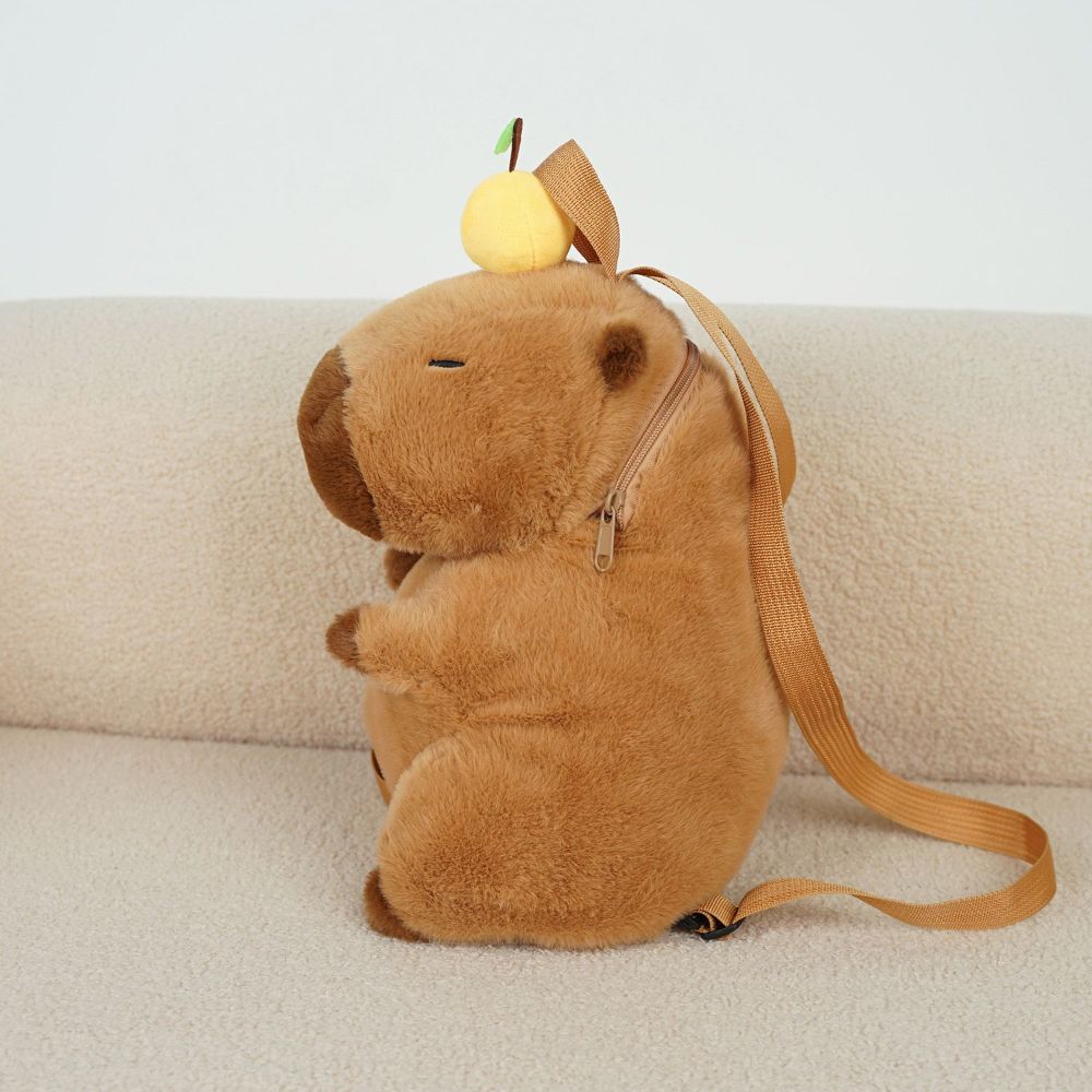 Super Cute Capybara Plush Backpack 