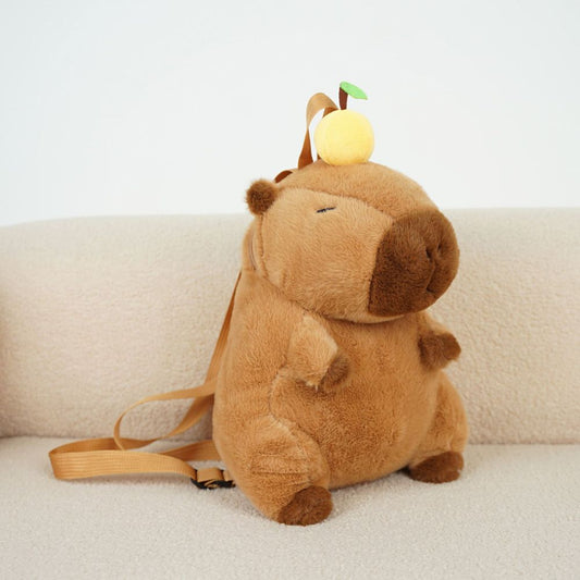 Super Cute Capybara Plush Backpack 