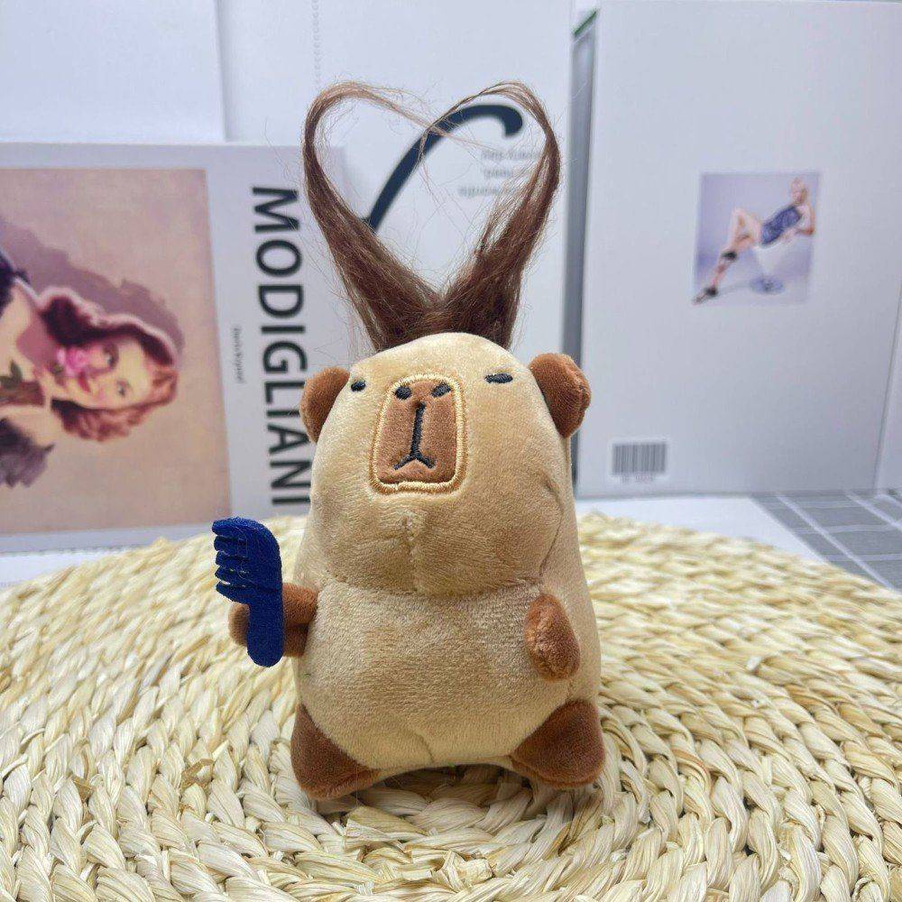 Punk Capybara Plush with Comb