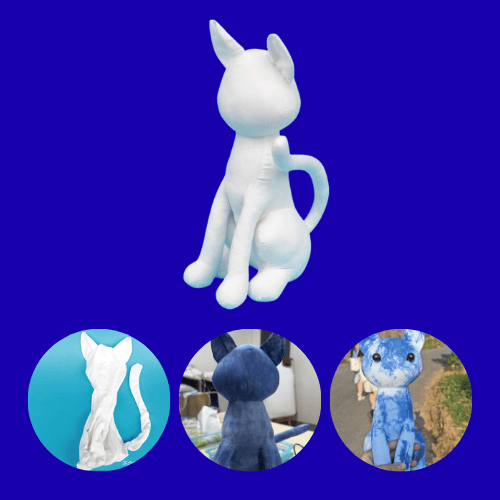 Cat Plush Tie Dye DIY Kit