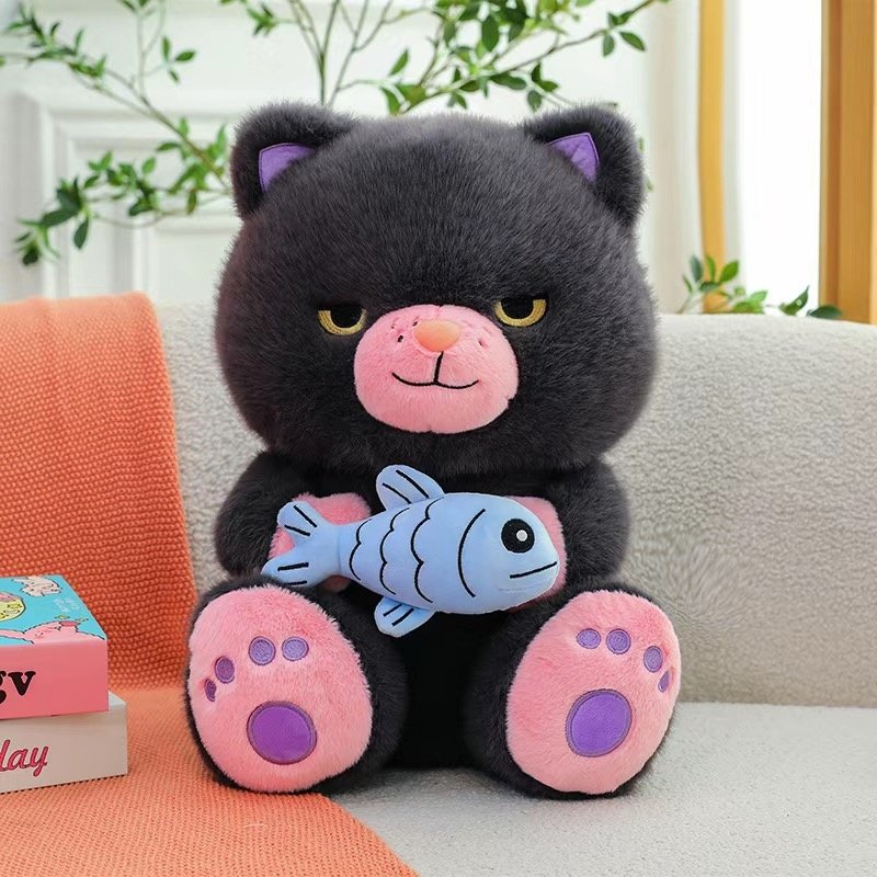 Grumpy Catch Cat Plush