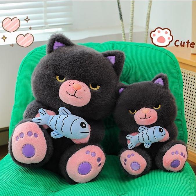 Grumpy Catch Cat Plush