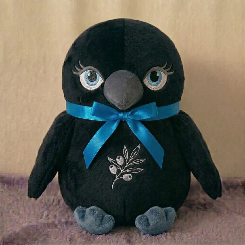 Charming Raven Pillow Stuffed Animal