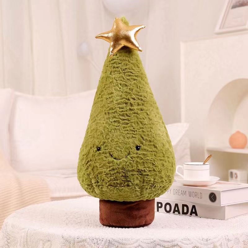 Christmas tree plush toys