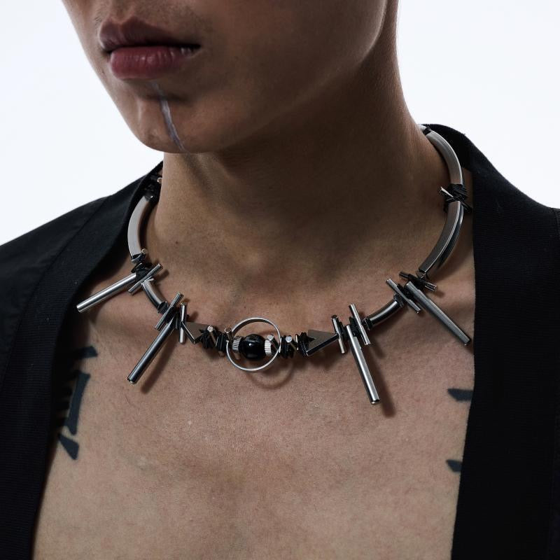 Punk Black Hole Mechanical Choker (Women's/Men's)