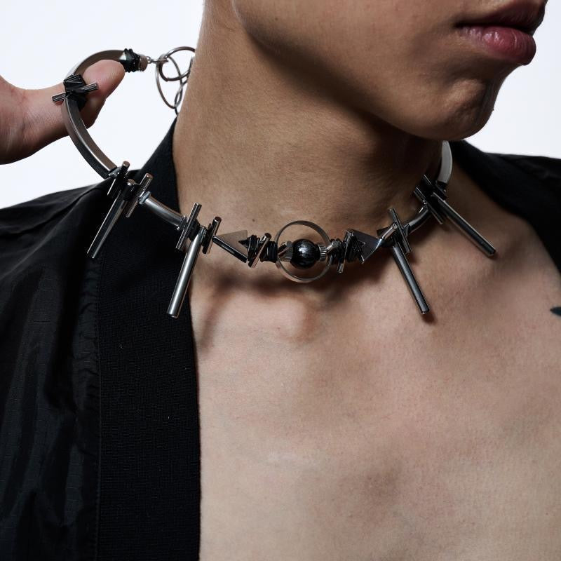 Punk Black Hole Mechanical Choker (Women's/Men's)
