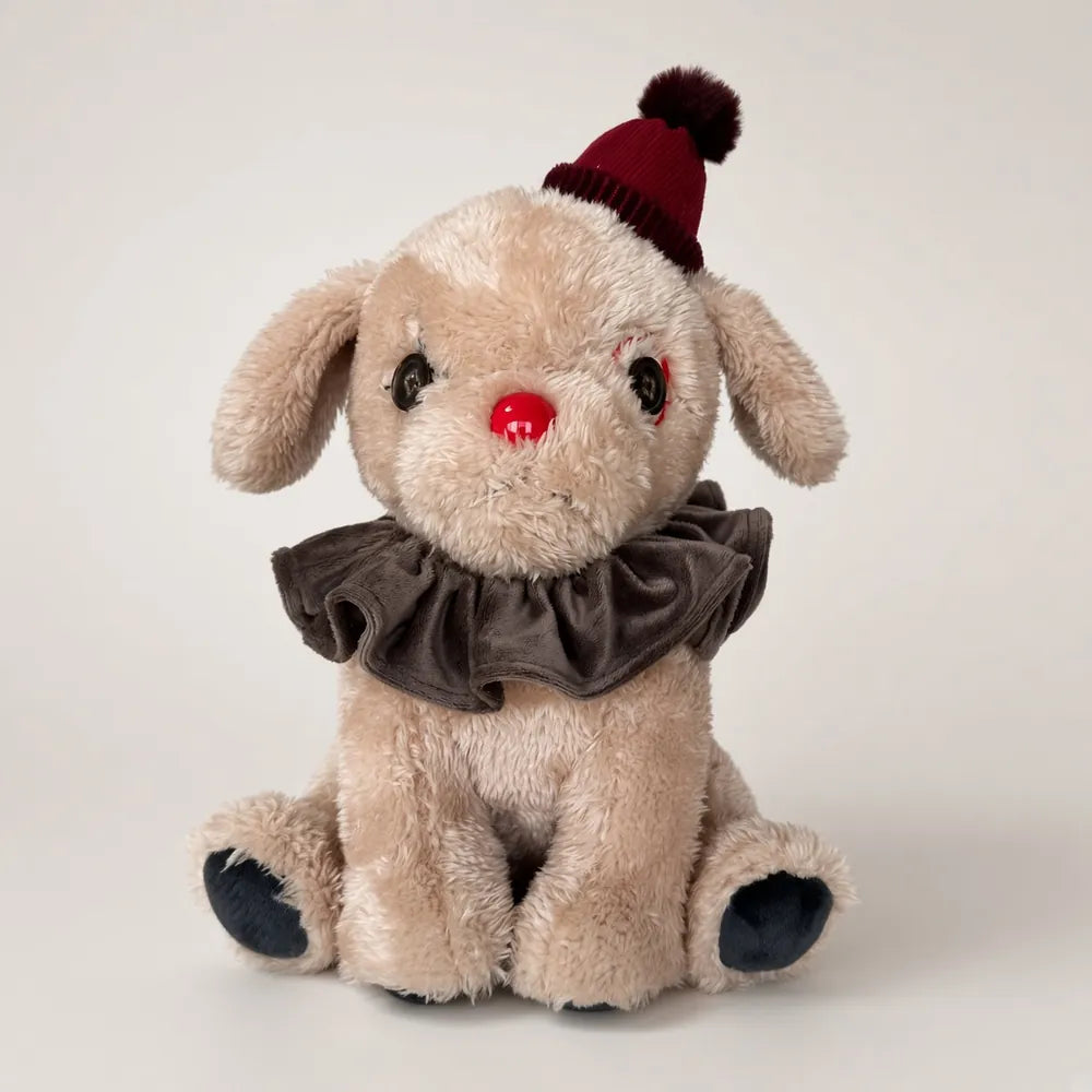 Clown Dog Beanie Stuffed Animal