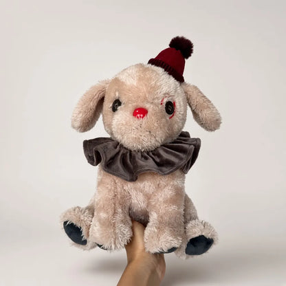 Clown Dog Beanie Stuffed Animal