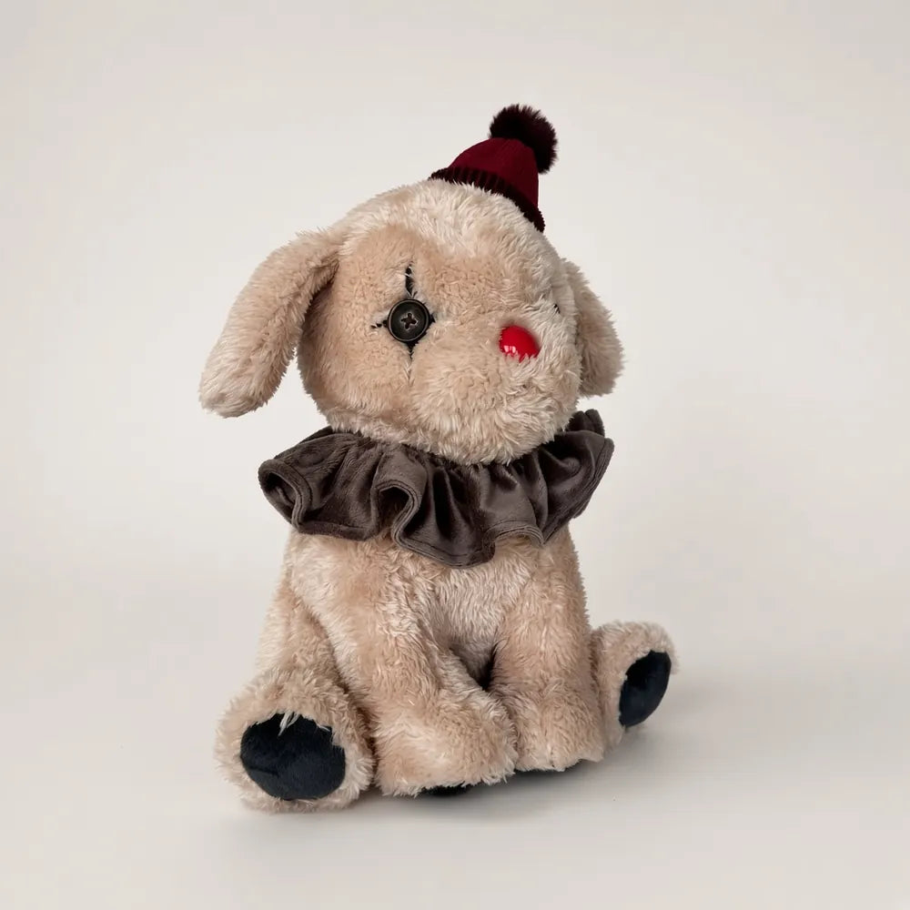 Clown Dog Beanie Stuffed Animal