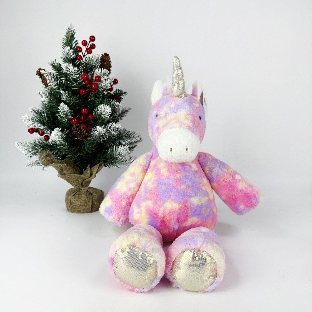 Rainbow Pink Color Unicorn Plush