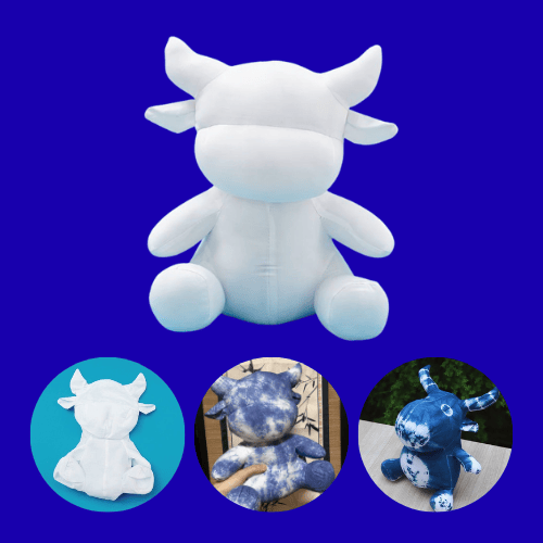Cow Plush Tie Dye DIY Kit