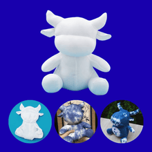 Cow Plush Tie Dye DIY Kit