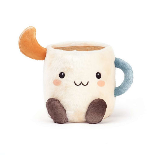 Croissant Mug cup cute adorable stuffed animal PlushThis