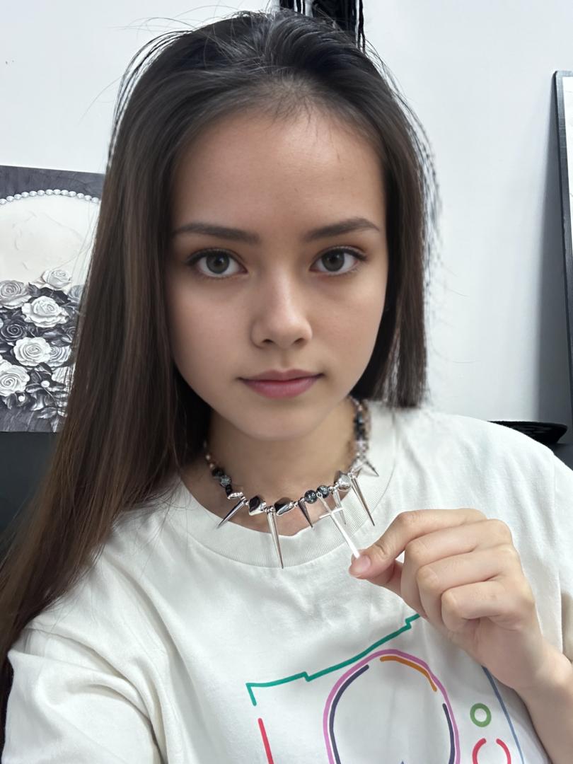 Gothic Spiked Cross Cord Choker