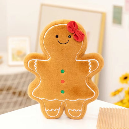 Christmas Cute Gingerbread Plush