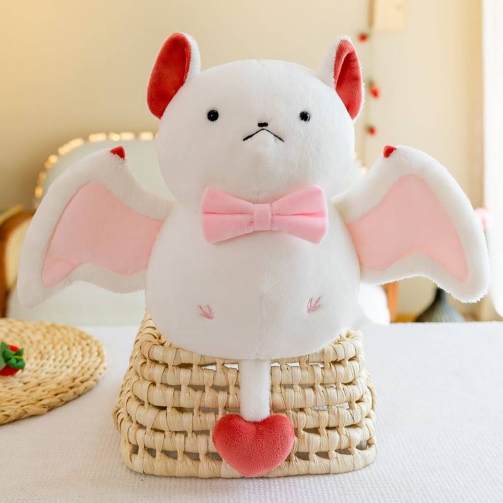 White bat stuffed animal