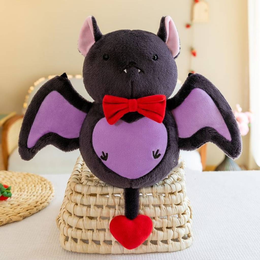 Black bat stuffed animal