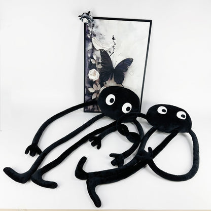 Cute Big Coal Ball Plush Pillow