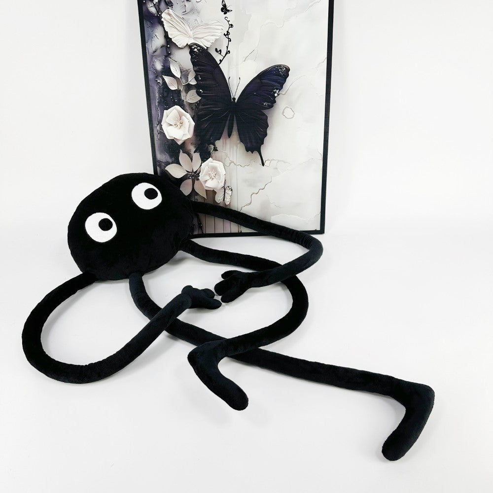 Cute Big Coal Ball Plush Pillow