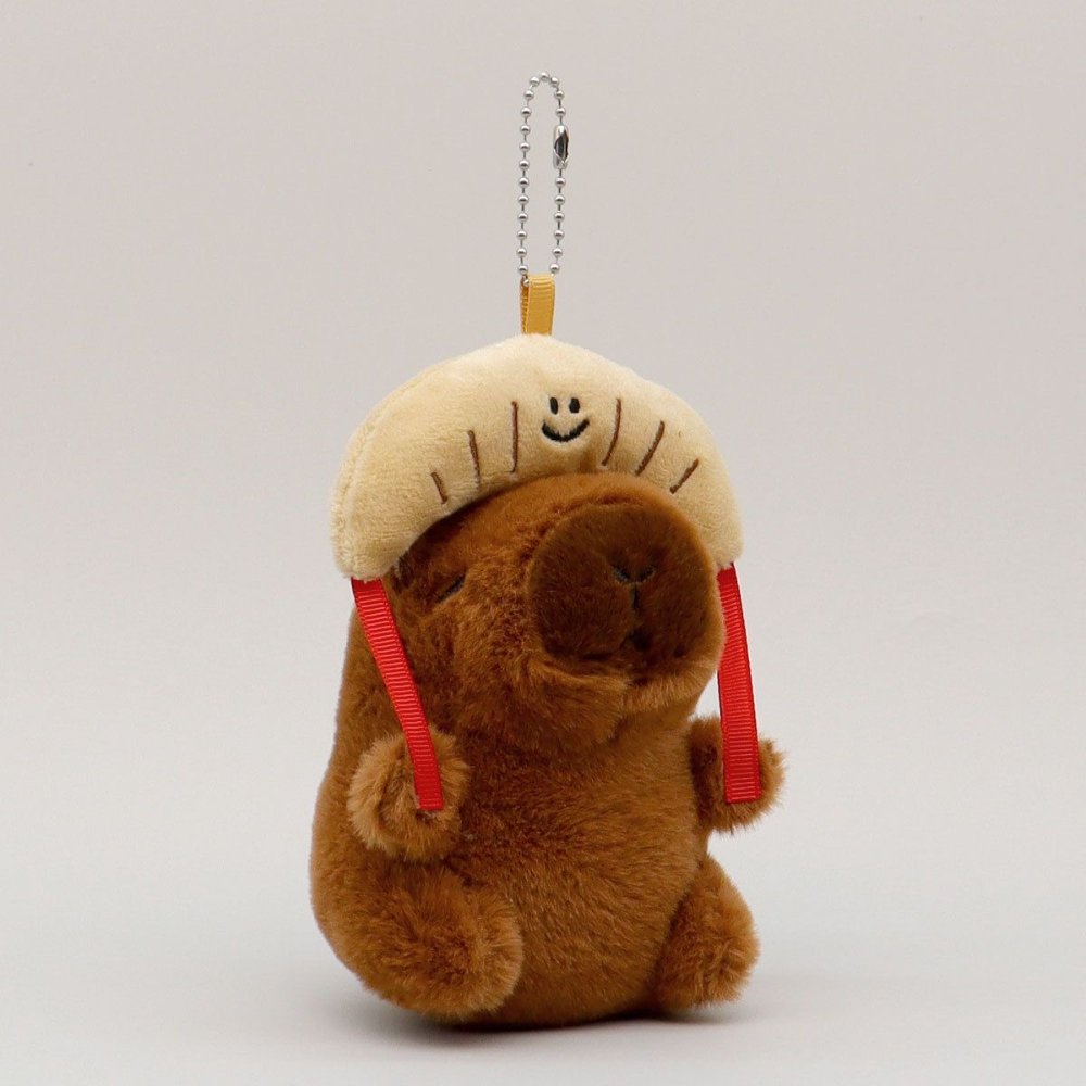 Cute Capybara with Food Plush