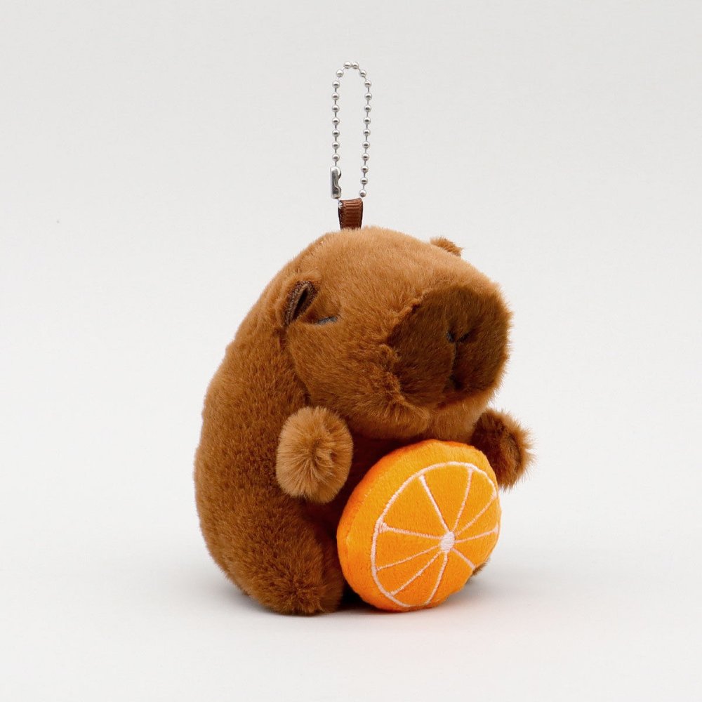 Cute Capybara with Food Plush