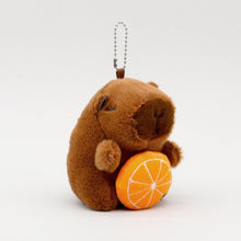 Cute Capybara with Food Plush