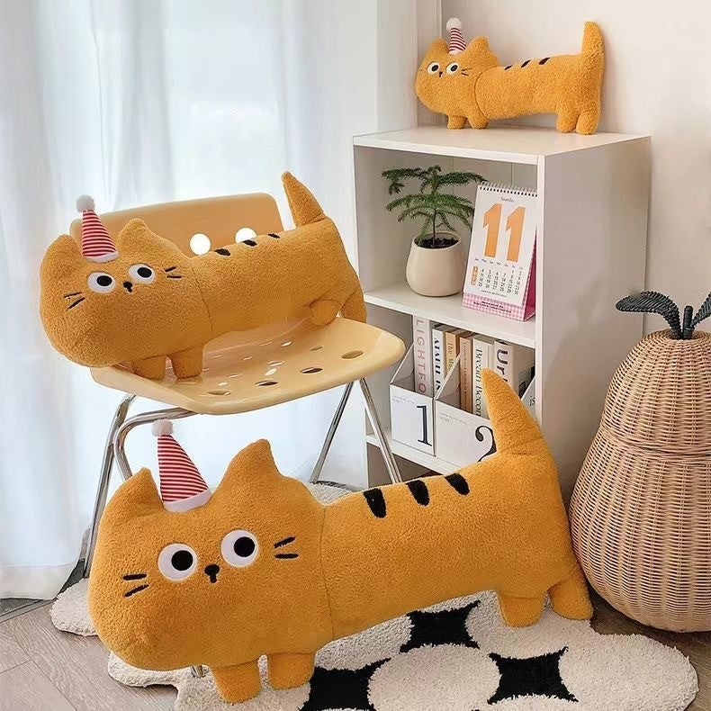 Cute Cat Stuffed Animal wIth A Hat