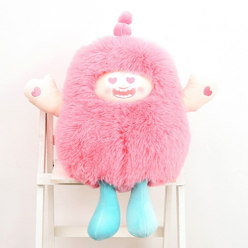 Cute Cheerful Monster Stuffed Animal