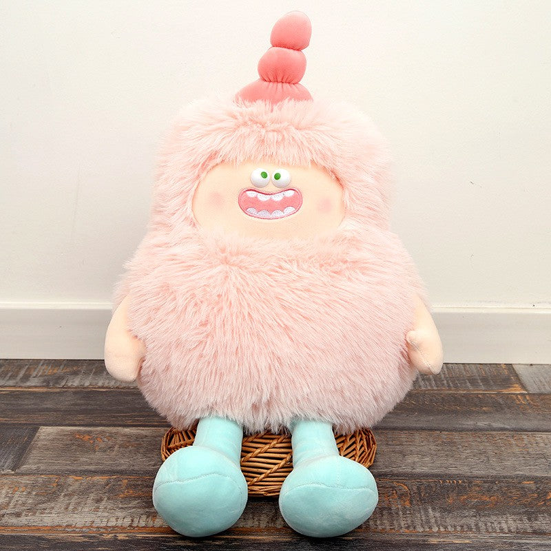 Cute Cheerful Monster Stuffed Animal