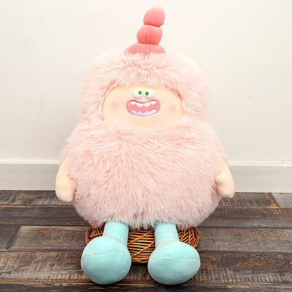 Cute Cheerful Monster Stuffed Animal