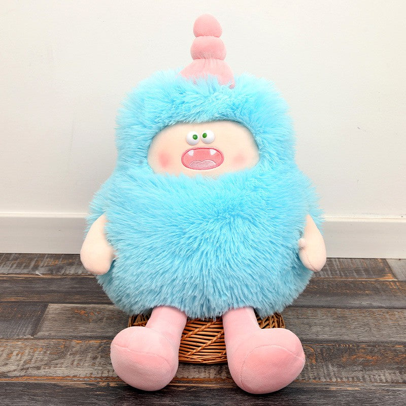 Cute Cheerful Monster Stuffed Animal