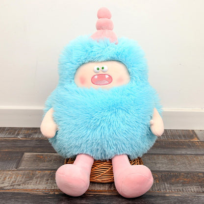 Cute Cheerful Monster Stuffed Animal