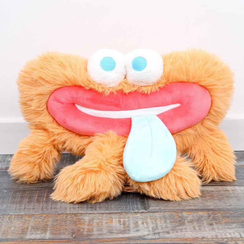 Cute Cheerful Monster Stuffed Animal