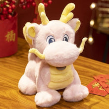 Cute Fluffy Chinese Dragon Plush