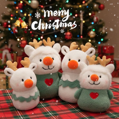 Christmas Cute Reindeer and Tree Plush