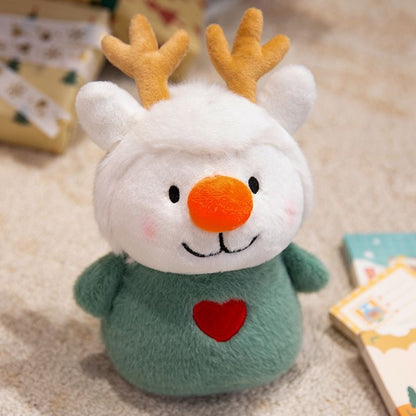 Christmas Cute Reindeer and Tree Plush