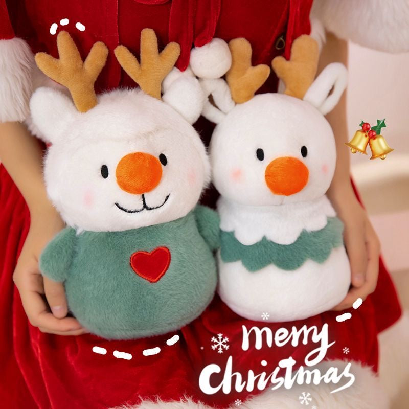 Christmas Cute Reindeer and Tree Plush