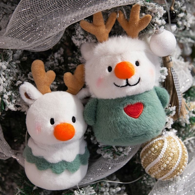 Christmas Cute Reindeer and Tree Plush