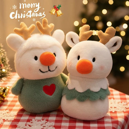 Christmas Cute Reindeer and Tree Plush