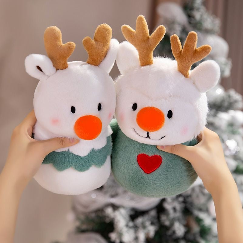 Christmas Cute Reindeer and Tree Plush